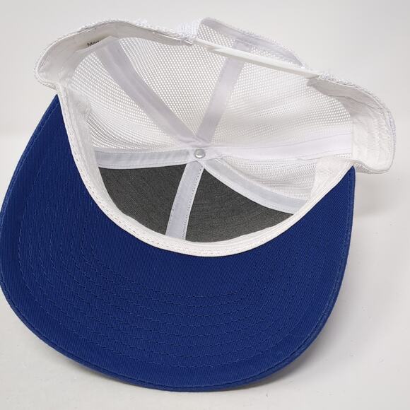 Camping World Snapback Trucker Hat Blue One Size Embroidered Outdoor - Picture 7 of 8